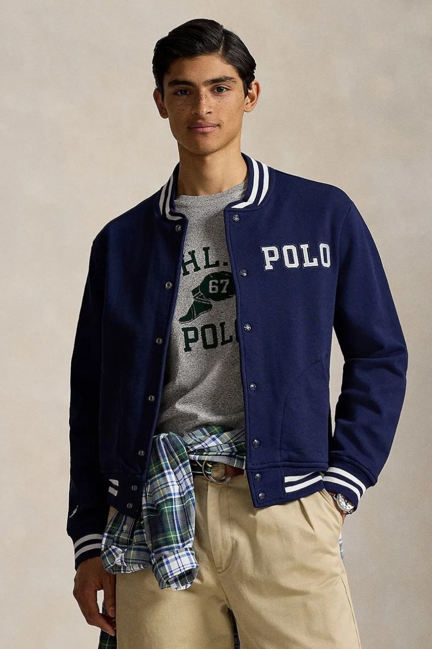 Bavlnená mikina Polo Ralph Lauren tmavomodrá farba, jednofarebná, 710972666