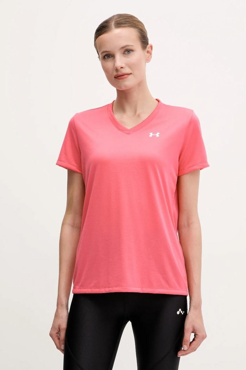 Tréningové tričko Under Armour Tech ružová farba