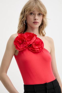 Bavlnené body Karl Lagerfeld oranžová farba, holý chrbát, A2W17005
