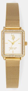 Hodinky U.S. Polo Assn. JULIETTE dámske, zlatá farba, USP8137YG