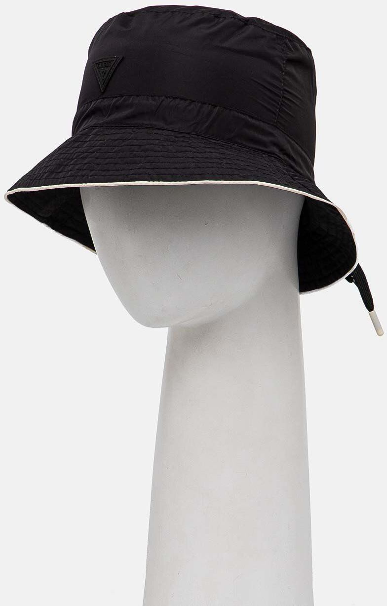 Klobúk Guess čierna farba, AW5157 NYL03