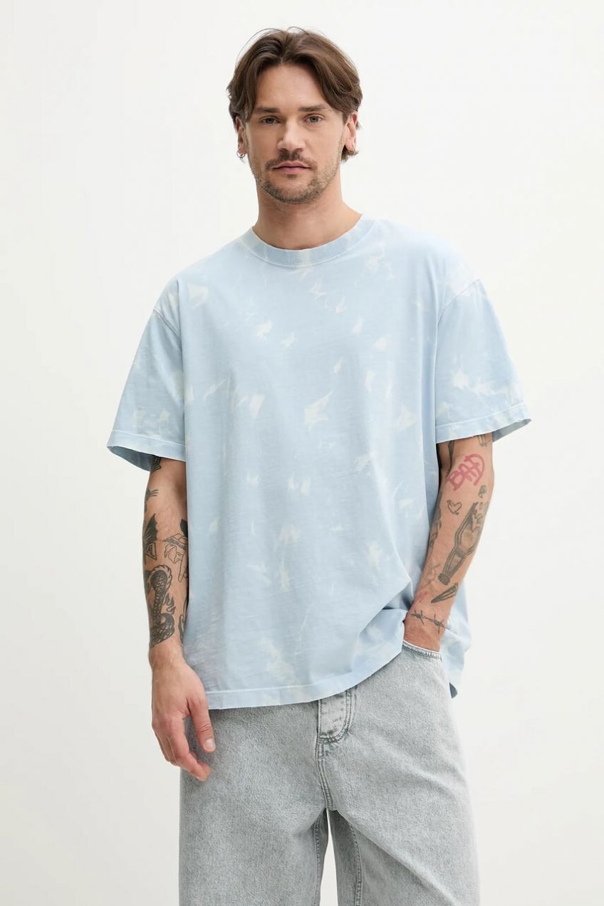 Bavlnené tričko Hugo Blue pánske, vzorované, 50542477