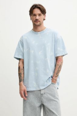 Bavlnené tričko Hugo Blue pánske, vzorované, 50542477