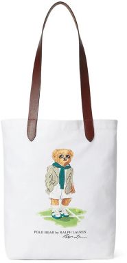 Bavlnená taška Polo Ralph Lauren biela farba, 405970414