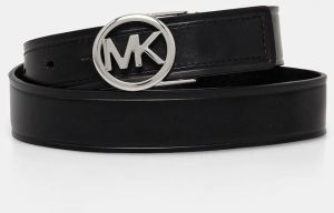 Kožený opasok MICHAEL Michael Kors dámsky, čierna farba, 559167