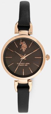 Hodinky U.S. Polo Assn. ADRIENNE dámske, čierna farba, USP8100BK