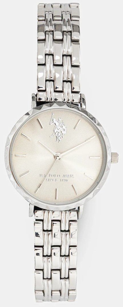 Hodinky U.S. Polo Assn. ARYA dámske, strieborná farba, USP8369ST