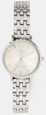 Hodinky U.S. Polo Assn. ARYA dámske, strieborná farba, USP8369ST