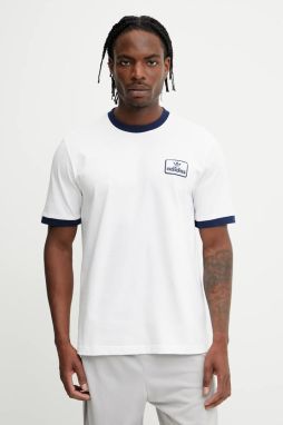 Bavlnené tričko adidas Originals Contrast Tee pánske, biela farba, s nášivkou, JC8384