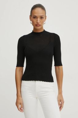 Sveter Twinset dámsky, čierna farba, tenký, 251TP3011