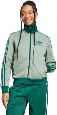 Mikina adidas Originals Clastic Tracktop dámska, tyrkysová farba, s nášivkou, JC5809