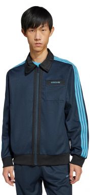 Mikina adidas Originals Track Top pánska, tmavomodrá farba, s nášivkou, JC8361