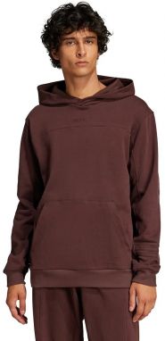 Mikina adidas Originals Premium Loved Hoodie pánska, hnedá farba, s kapucňou, jednofarebná, JC8351