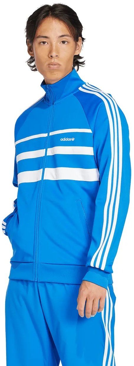 Mikina adidas Originals First Tracktop pánska, vzorovaná, JP1044