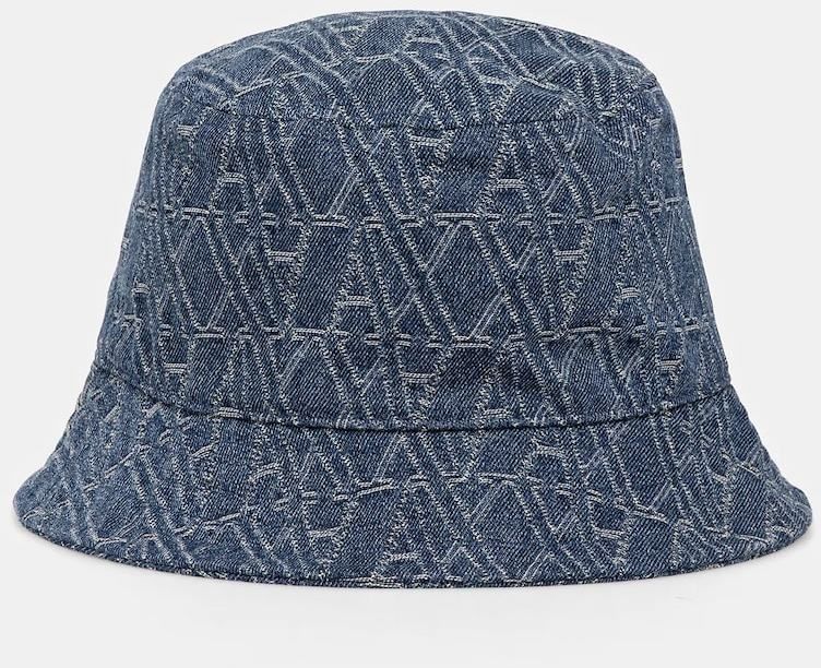 Džínsový klobúk Armani Exchange tmavomodrá farba, XW000892 AF13469