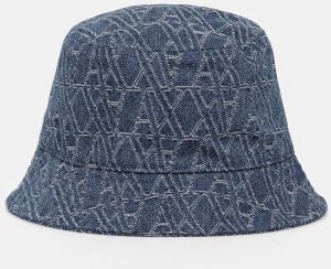 Džínsový klobúk Armani Exchange tmavomodrá farba, XW000892 AF13469