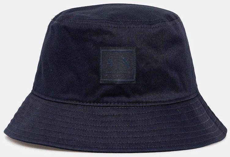 Bavlnený klobúk Armani Exchange tmavomodrá farba, bavlnené, XW000880 AF13378
