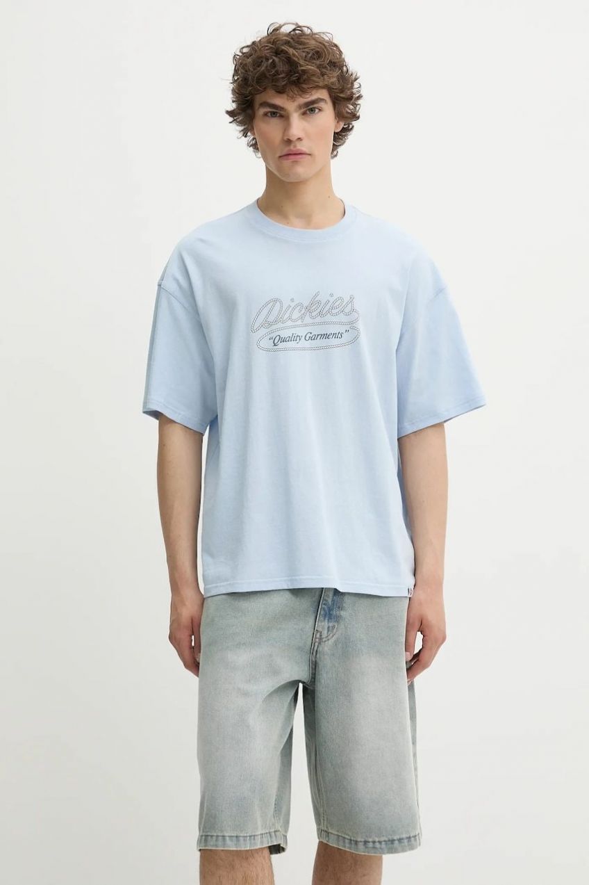 Bavlnené tričko Dickies pánske, s potlačou, DK0A4Z8QK541