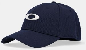 Šiltovka Oakley tmavomodrá farba, s nášivkou, 911545.6C6