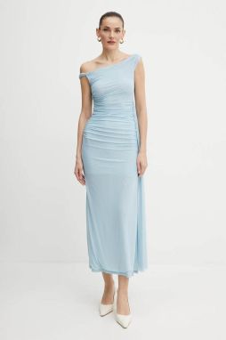 Šaty Bardot maxi, priliehavé, 59512DB