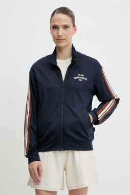 Mikina EA7 Emporio Armani tmavomodrá farba, s nášivkou, AF12114.7W000149