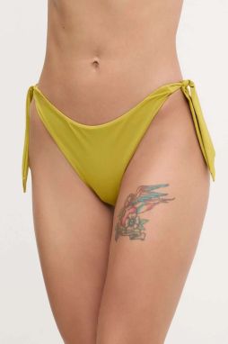 Plavkové nohavičky Max Mara Beachwear zelená farba, 2516821139600