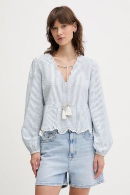 Bavlnená blúzka Superdry vzorovaná, W6012100A-2U7