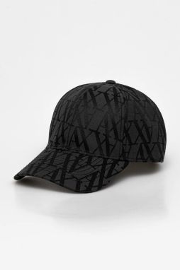 Šiltovka Armani Exchange čierna farba, s potlačou, XW000877 AF13377