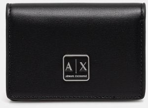 Peňaženka Armani Exchange dámska, čierna farba, XW000953 AF12153