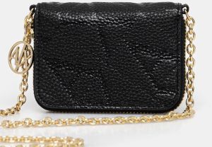 Peňaženka Armani Exchange dámska, čierna farba, XW000309 AF13680
