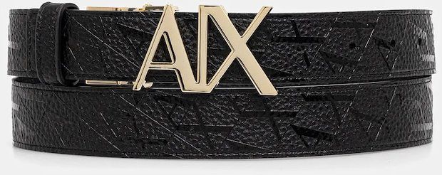 Obojstranný opasok Armani Exchange čierna farba, XW001203 AF13680