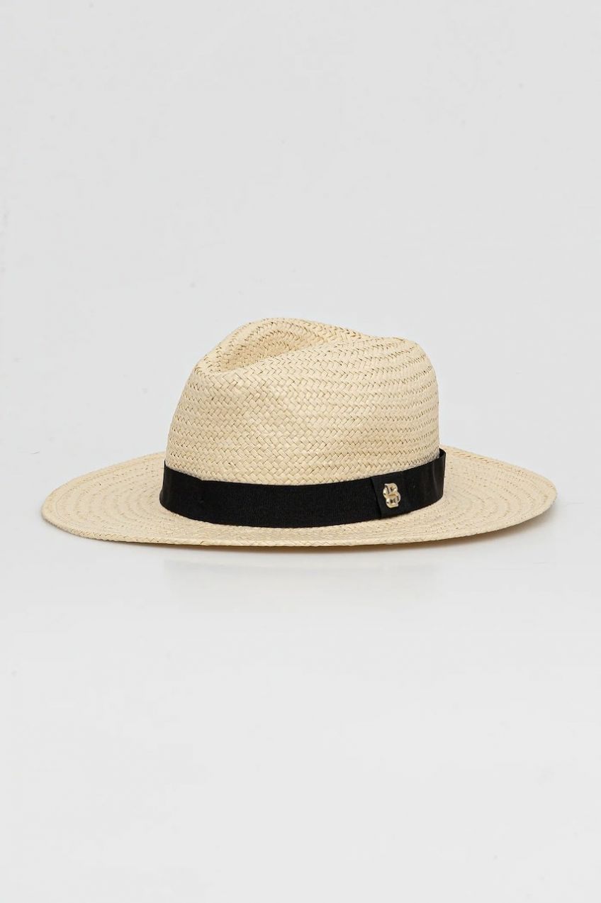 Klobúk BOSS béžová farba, 50539512