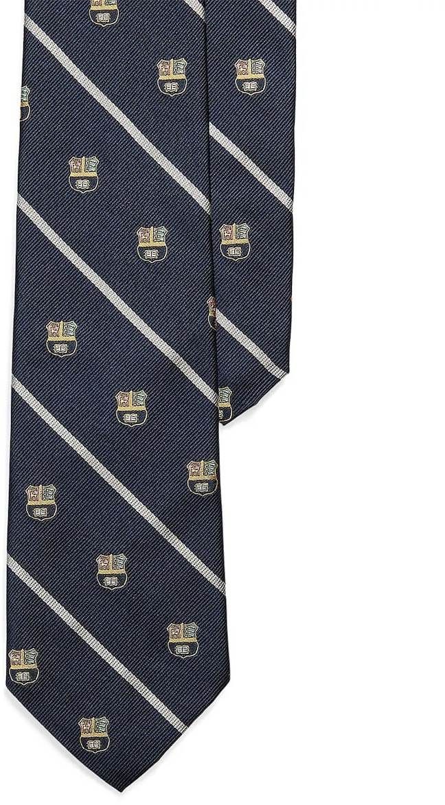 Hodvábna kravata Polo Ralph Lauren tmavomodrá farba, 712971842