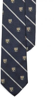 Hodvábna kravata Polo Ralph Lauren tmavomodrá farba, 712971842