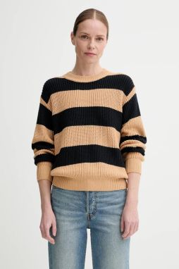 Sveter s prímesou vlny Levi's ROCKET SWEATER hnedá farba, 0012L