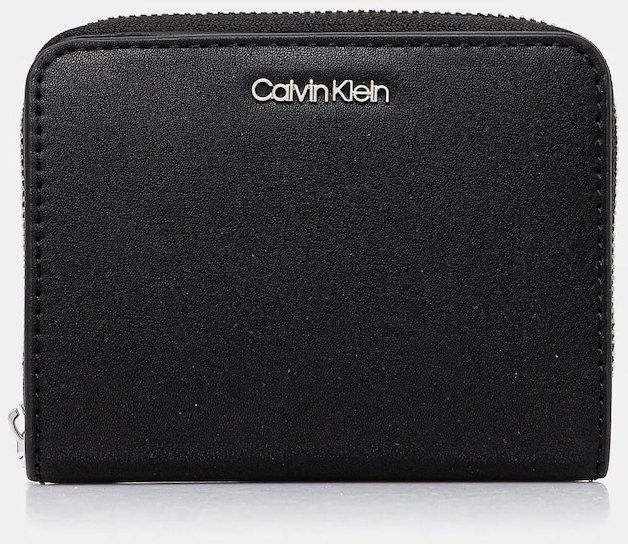 Peňaženka Calvin Klein dámska, čierna farba, LV04F1029G