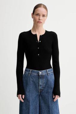 Sveter Filippa K čierna farba, ľahké, 31455.FK