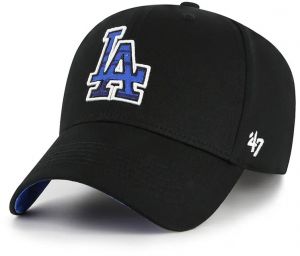 Bavlnená šiltovka 47 brand MLB LA Dodgers čierna farba, s nášivkou, B-FIJMP12CTP-BK