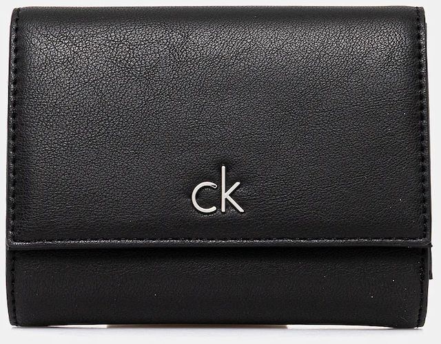 Peňaženka Calvin Klein dámska, čierna farba, LV04F1035G