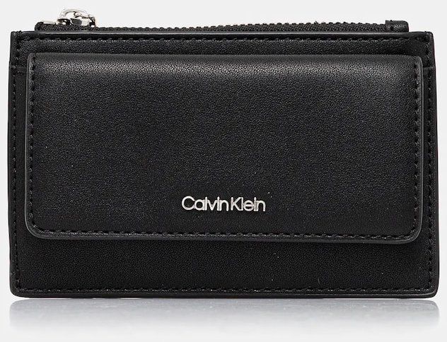 Peňaženka Calvin Klein dámska, čierna farba, LV04F1028G