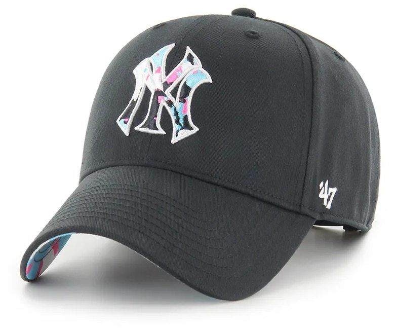 Šiltovka 47 brand MLB New York Yankees čierna farba, s nášivkou, B-DGTSM17CTP-BK