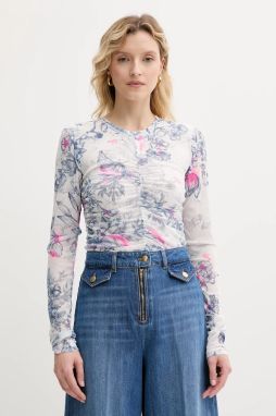 Blúzka Twinset biela farba, vzorovaná, 251AQ2101