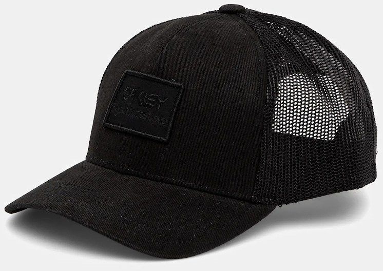 Bavlnená šiltovka Oakley čierna farba, jednofarebná, FOS900906