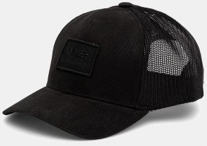 Bavlnená šiltovka Oakley čierna farba, jednofarebná, FOS900906