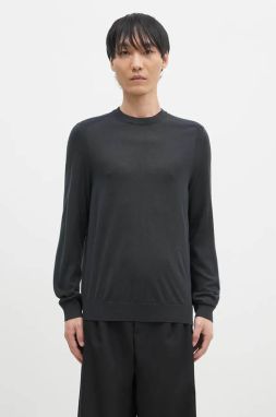 Vlnený sveter Paul Smith pánsky, šedá farba, tenký, M1R-562X-M02093