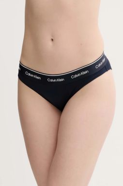 Plavkové nohavičky Calvin Klein červená farba, mäkké košíky