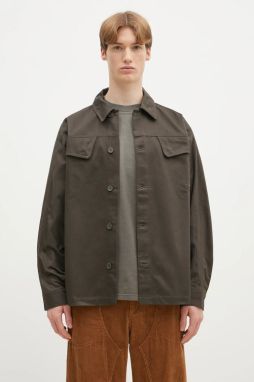 Bavlnená košeľa adidas Originals Premium Essentials Shirt pánska, zelená farba, regular, s klasickým golierom, JD3343