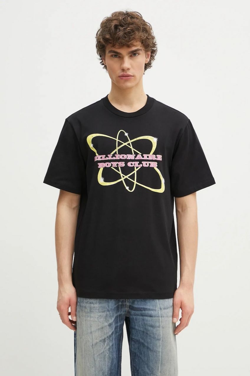 Tričko Billionaire Boys Club Infinity Logo T-Shirt pánske, čierna farba, s potlačou, B25160