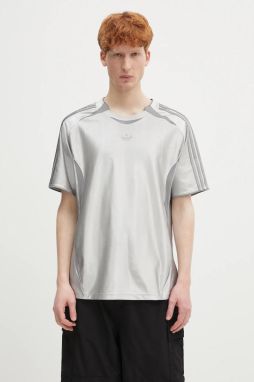Tričko adidas Originals 2000 T-shirt pánske, strieborná farba, s nášivkou, JM6743