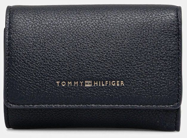 Peňaženka Tommy Hilfiger dámska, tmavomodrá farba, AW0AW17477